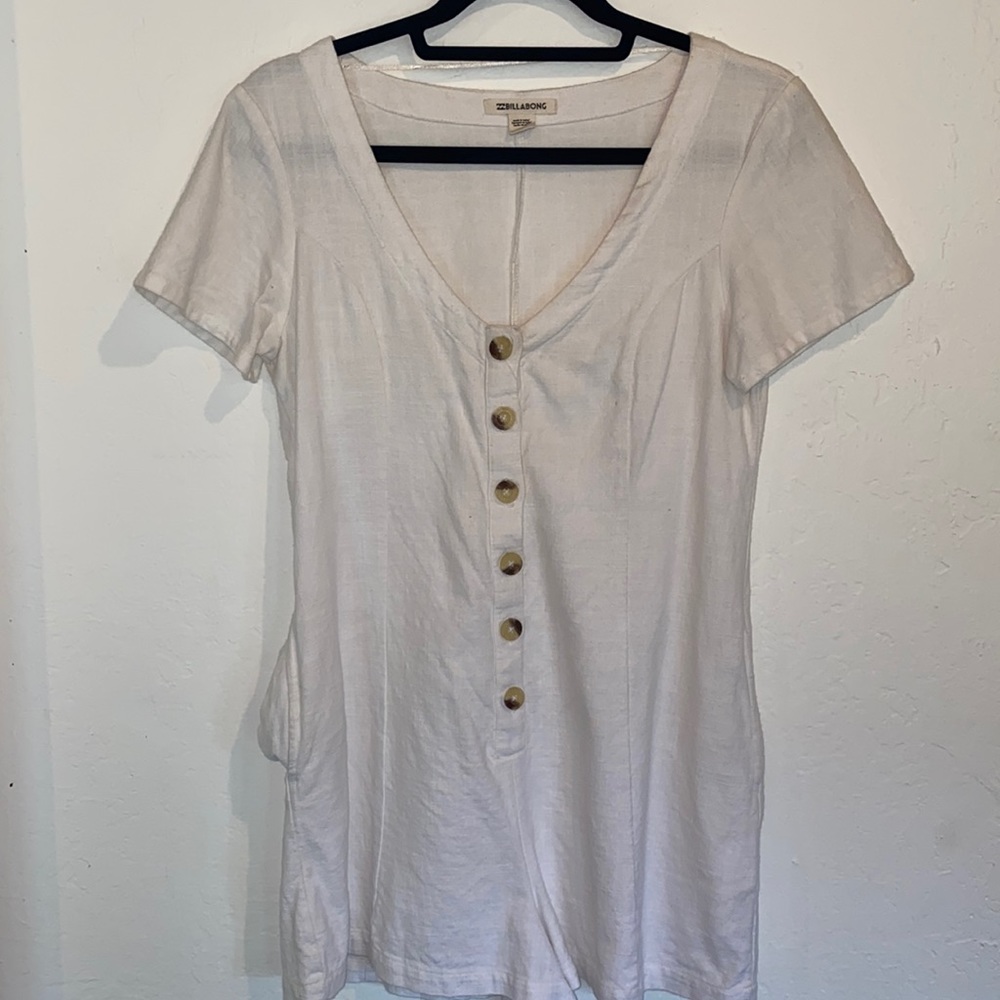 Billabong white romper